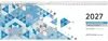 Bureaukalender 1 week/2 dagen, blauw, 2027 Productafbeelding-voorbeeld 2