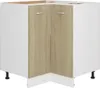 vidaXL Armoire basse d'angle Lyon chêne Sonoma Voir les images du produit 1