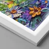 Gerahmtes Poster - Weißer Rahmen - Blumen die Farben pastos Produktbild-Vorschau 2