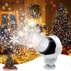 LED Weihnachten Schneeflocke Projektor USB Projektorlampe Produktbild-Vorschau 5