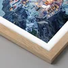 Gerahmtes Poster - Rahmen in heller Eiche - Santorini Produktbild-Vorschau 2