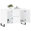 vidaXL Sideboard Blanc 101,5x35x70 cm Bois composite Voir les images du produit 4