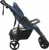 vidaXL Geschwisterwagen Marineblau Stahl Produktbild-Vorschau 3
