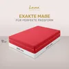 Lavea® Spannbettlaken 200x220cm, Maya, 100% Baumwolle, Produktbild-Vorschau 2