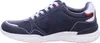 A side view of a blue sneaker against a white background. Produktbild-Vorschau
