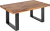 riess-ambiente Massivholz Couchtisch IRON CRAFT 100cm braun Produktbild-Vorschau 10