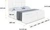 ALTDECOR Boxspringbett mit Matratze und Lattenrost  - BRUGO Produktbild-Vorschau 5