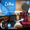 Inside of a car, showing a car seat protector and a car seat. Náhled obrázku produktu