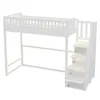 Flieks Etagenbett 90x200cm mit Stauraumtreppe, Kinderbett Produktbild-Vorschau 11