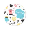 MuchoWow® Mauspad Mousepad Patronen - Kaffeebohnen - Produktbild-Vorschau 1