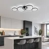 Moderne LED plafondlamp 4-ring, trappenloos dimbaar, Podgląd zdjęcia produktu 8