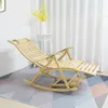FATIVO Fauteuil à Bascule Pliant, Rocking Chair Bambou Voir les images du produit 3
