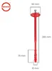 PROTEKTOR 100x Dämmstoffdübel Ø10x280mm mit Stahlnagel für Produktbild-Vorschau 2
