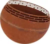 Feuer Ball rostig 58cm Korb Stelle Schale Terrassen Ofen Produktbild-Vorschau 1