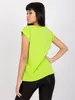 Rue Paris Kurzarm-T-Shirt für Frauen Carly Neongrün S Produktbild-Vorschau 1