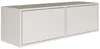 Selsey Framme – hängendes TV-Board mit zwei Klappen, Weiß, Produktbild-Vorschau 1