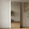 ProjektX armoire de rangement 4 portes blanche, miroir. Voir les images du produit 17