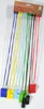 A set of 12 colorful whistles with lanyards, displayed on a cardboard backing. Produktbild-Vorschau