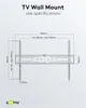 Goobay Support mural TV Pro FIXE (XL) Voir les images du produit 12