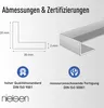 nielsen Aluminium Winkelprofil Silber matt eloxiert Produktbild-Vorschau 4