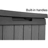 Keter Gartentruhe Darwin 670 L Graphitgrau Ecom Produktbild-Vorschau 2