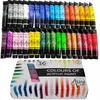 A set of 36 acrylic paint tubes arranged in rows, with the product packaging visible below. Náhled obrázku produktu