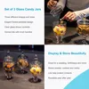 Intirilife 3er Set Süßigkeiten Glas im viktorianischen Stil Produktbild-Vorschau 5