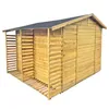 4iQ Holz-Gerätehaus BEN mit Doppeltür und Holzschuppen | Produktbild-Vorschau 5
