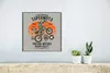MuchoWow® Poster Mancave - Motor - Grau - Orange 30x30 cm - Produktbild-Vorschau 5