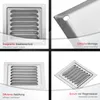 Griglia di ventilazione SOTECH 125 x 125 mm in alluminio – Anteprima dell’immagine prodotto 3