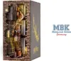 A detailed miniature model of a Harry Potter scene, likely Diagon Alley, with intricate brickwork and interior details. Produktbild-Vorschau