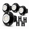4er Set LED Unterwasserleuchten, 3W 3000K Warmweiß Produktbild-Vorschau 1