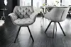 riess-ambiente Drehbarer Stuhl THE DUTCH COMFORT grau Samt Produktbild-Vorschau 2