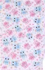 Wickelauflage Akuku 55x70 Eulen rosa-blau Produktbild-Vorschau 2