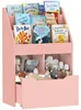 Étagère pour enfants HOMCOM avec tiroir, 3 compartiments Voir les images du produit 1