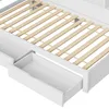 Kiefernholz-Schlafsofa mit Schubladen, dimmbarer LED, USB & Produktbild-Vorschau 10