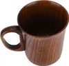 Hölzerne Wassertasse Kaffeebecher mit Henkel Frühstück Produktbild-Vorschau 2