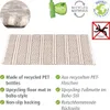 WENKO Bade Matte Teppich Bad Vorleger Dusche Gäste WC 50x80 Produktbild-Vorschau 2
