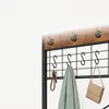 Relaxdays Garderobekast met schoenenrek, haken, 2 lades en Productafbeelding-voorbeeld 8