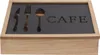 Příborník dkd home decor hnědý černý kov hliník dřevo mdf Náhled obrázku produktu 1