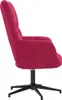 vidaXL Fotel Relax aksamitny w kolorze czerwonego wina Podgląd zdjęcia produktu 4