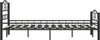 vidaXL Posteľný rošt Black Steel 120x200 cm Náhľad obrázku produktu 4