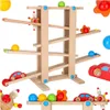 Montessori Kugelbahn aus Holz XXL Produktbild-Vorschau 8