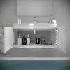 Mobile bagno 80cm con frontale curvo e due ante bianco Anteprima dell’immagine prodotto 4