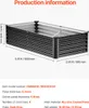 Vevor Podwyższona Grządka Ogrodowa Metalowa 1800X900X430 Mm Podgląd zdjęcia produktu 7