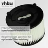 vhbw Faltenfilter kompatibel mit Bosch AdvancedVac 20, Produktbild-Vorschau 6