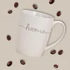Schöne Kaffeetassen 6er Set einfarbig Herzen mit Spruch Produktbild-Vorschau 3