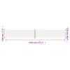 vidaXL Seitenmarkise Ausziehbar Creme 180x1200 cm -  Produktbild-Vorschau 9