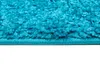 Läufer Shaggy Hochflor Langflor Türkis Modern Wohnzimmer Produktbild-Vorschau 5