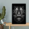 MuchoWow® - Leinwandbilder - Tiger - Tiere - Schwarz - Weiß Produktbild-Vorschau 4